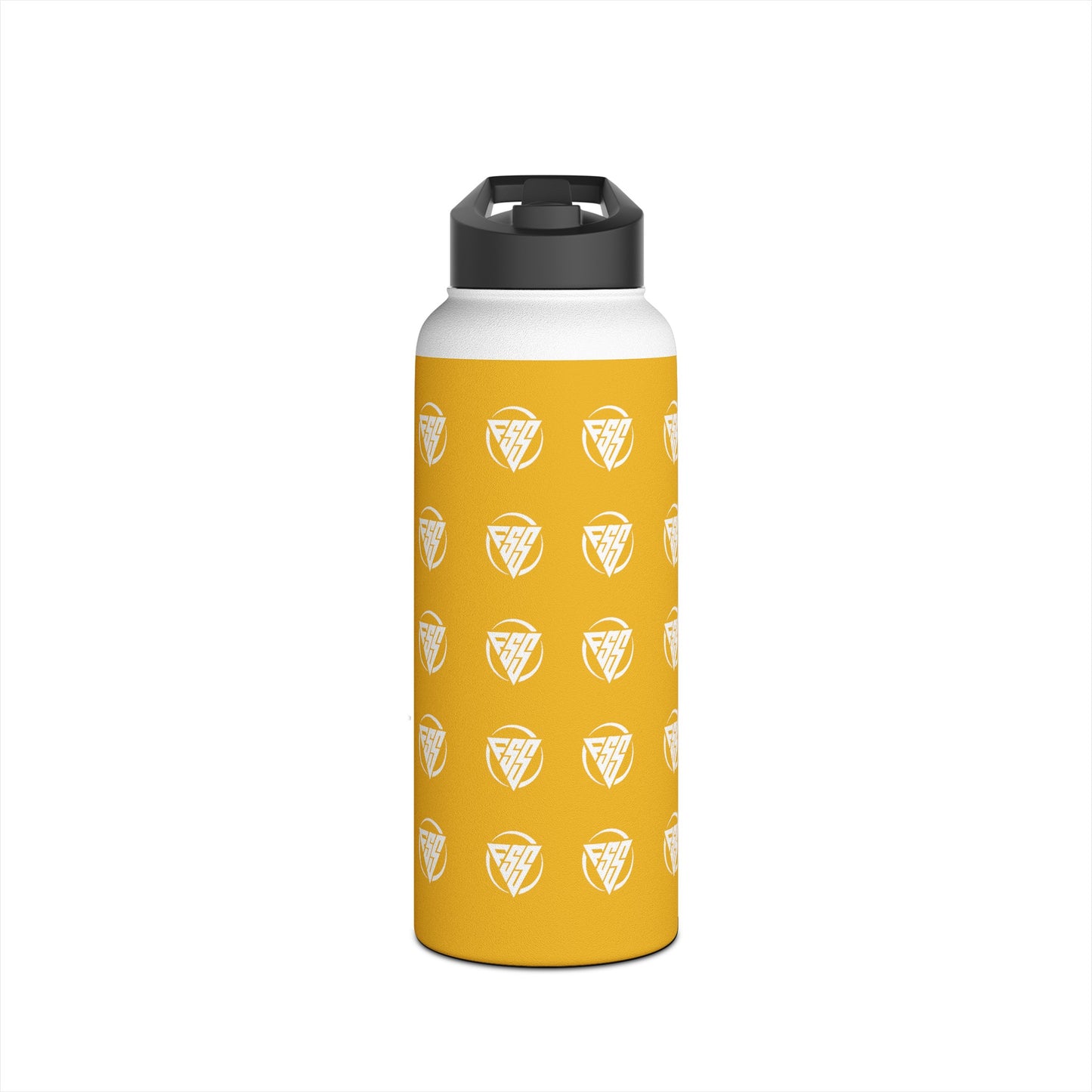 Yellow Stainless Steel Hydration Bottle, Standard Lid