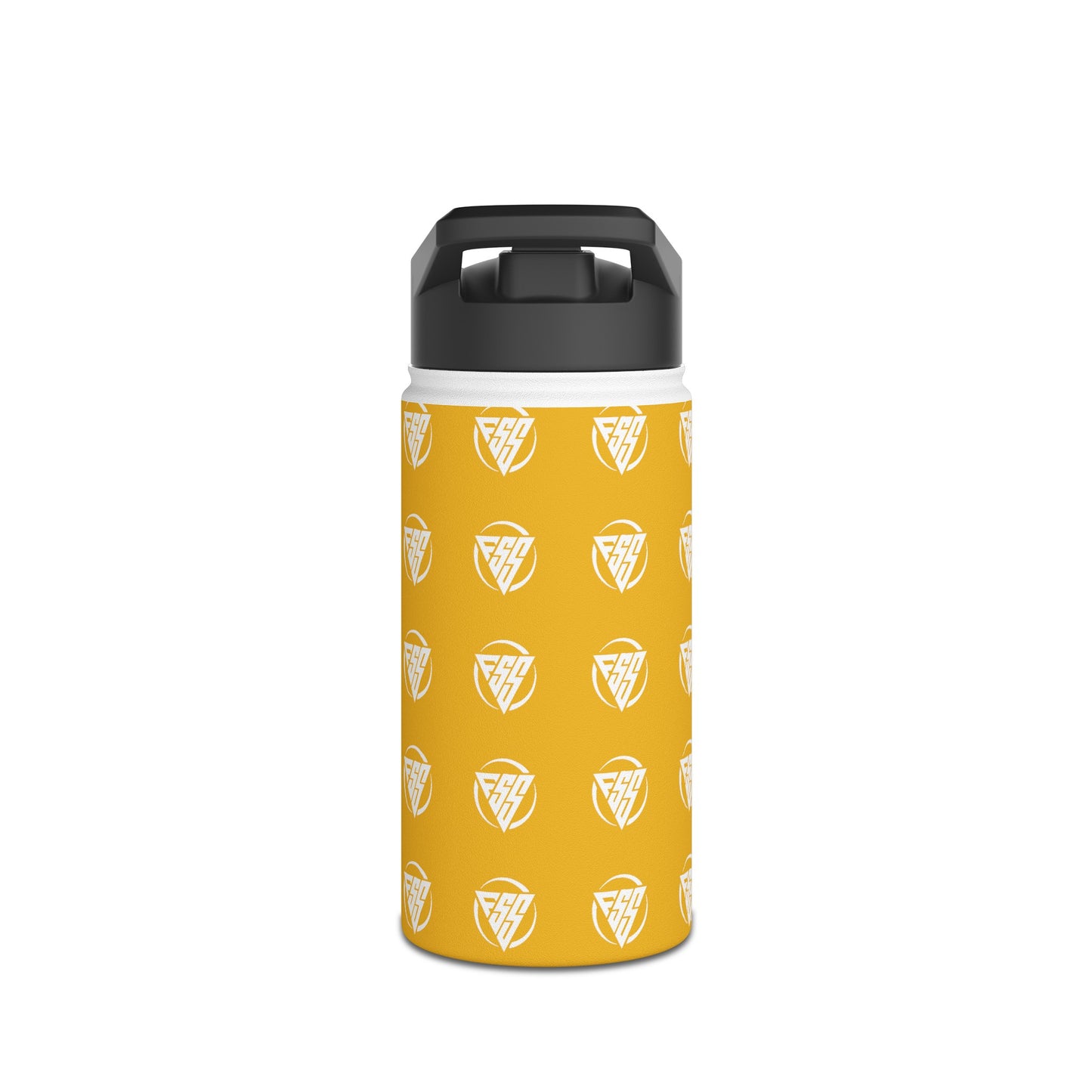 Yellow Stainless Steel Hydration Bottle, Standard Lid