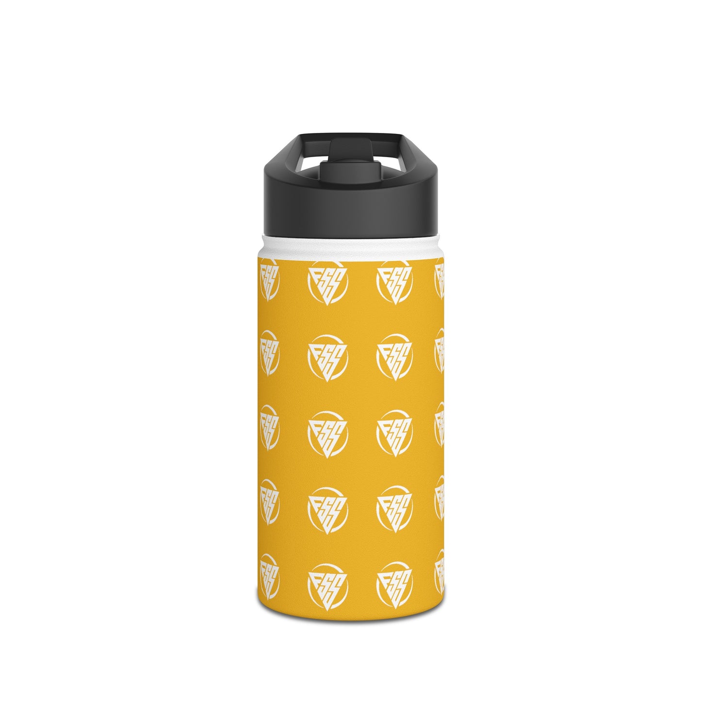 Yellow Stainless Steel Hydration Bottle, Standard Lid