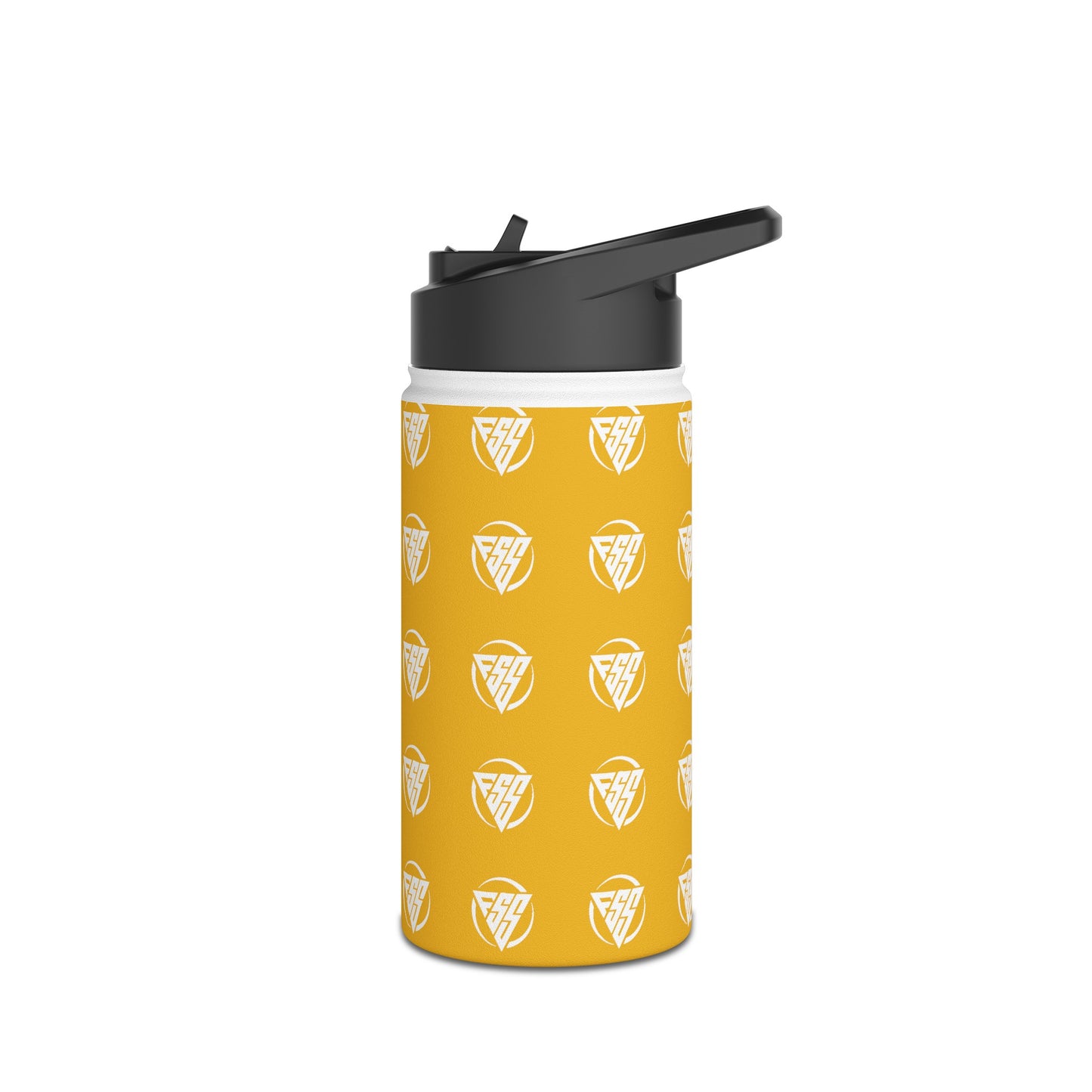 Yellow Stainless Steel Hydration Bottle, Standard Lid