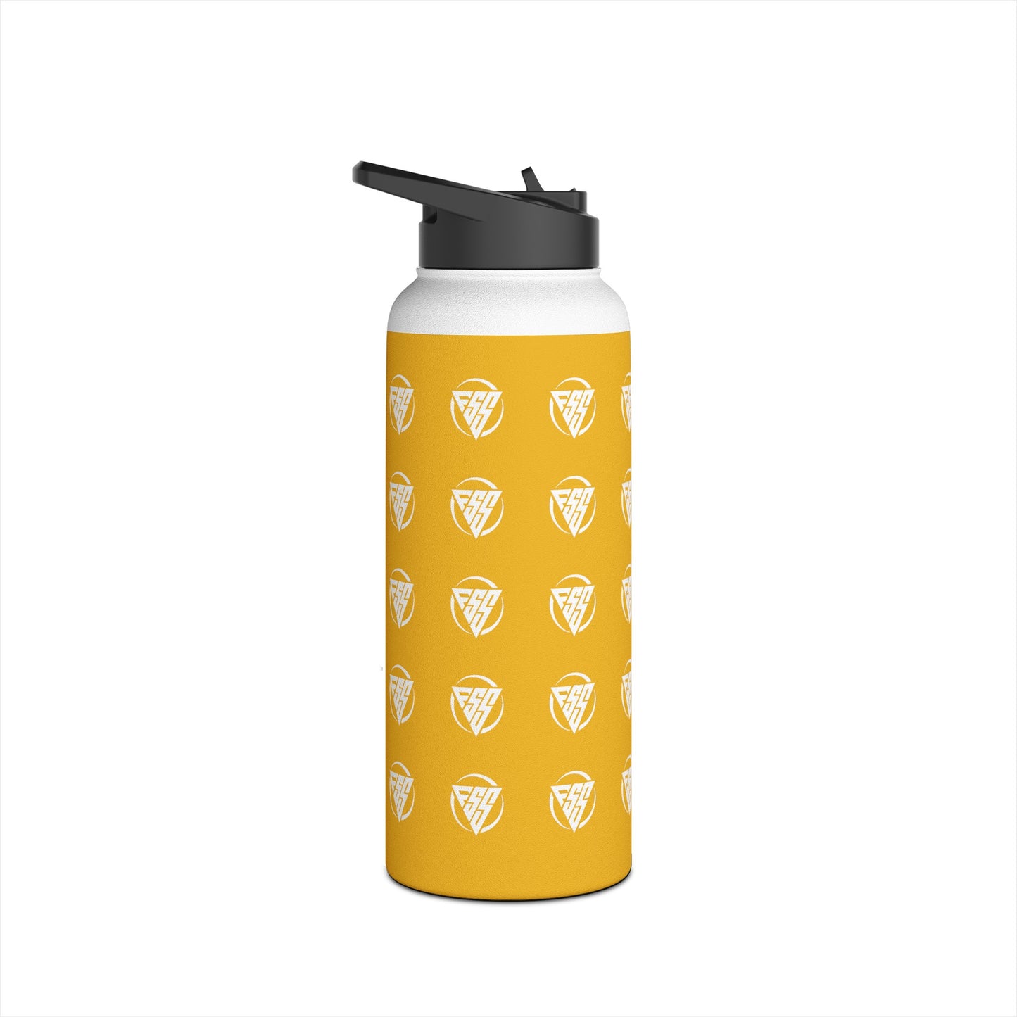 Yellow Stainless Steel Hydration Bottle, Standard Lid