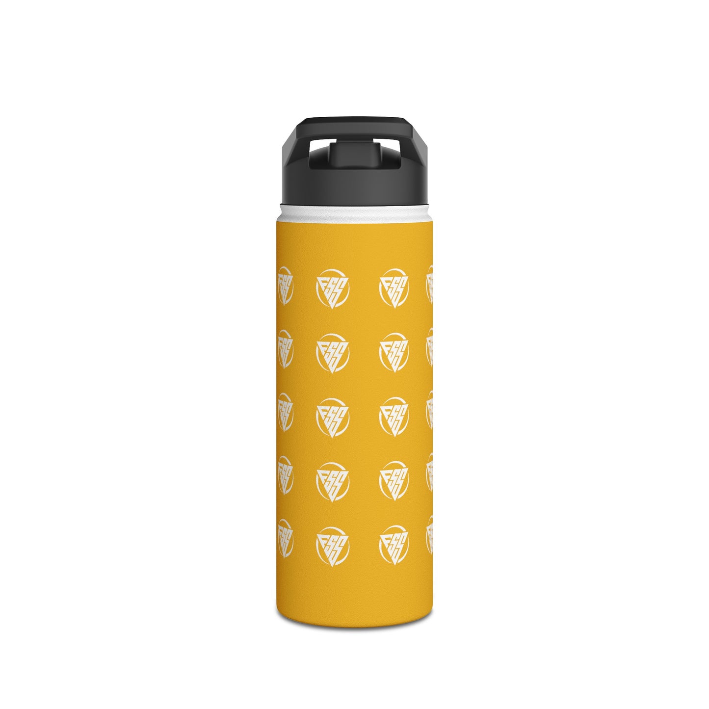 Yellow Stainless Steel Hydration Bottle, Standard Lid