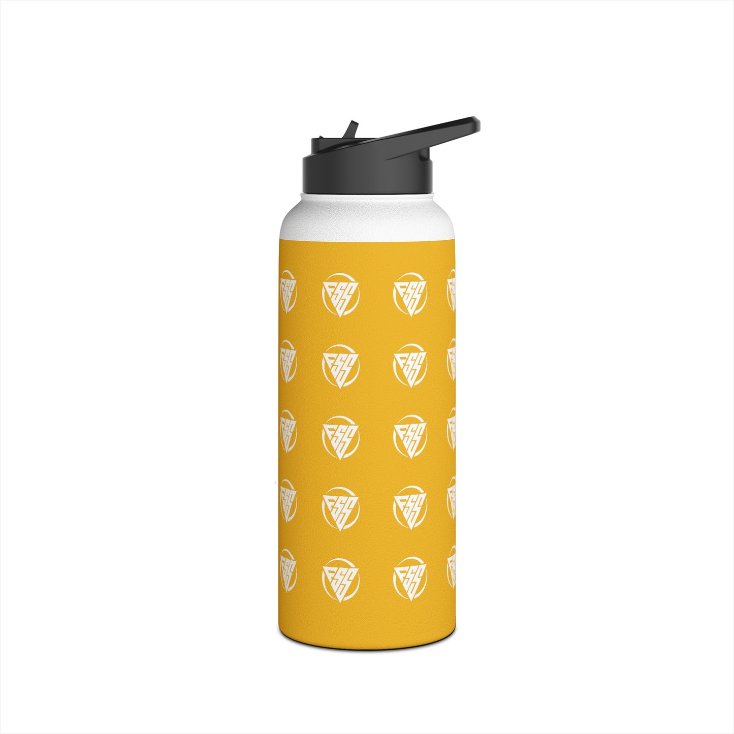 Yellow Stainless Steel Hydration Bottle, Standard Lid